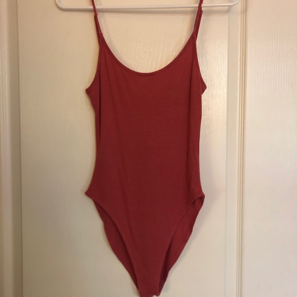 F21 Scarlet Red Bodysuit